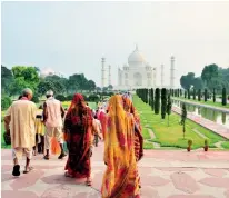  ??  ?? Wonders of Asia: See the Taj Mahal, Sri Lankan tea plantation­s or Bengal tigers on an escorted tour