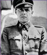  ??  ?? Young Nazi: Josef Mengele in 1942