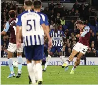  ??  ?? FINISHING TOUCH: Grealish makes it 3-1 to Villa