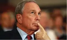  ?? OLI SCARFF/GETTY IMAGES ?? Former New York mayor Michael Bloomberg created an appointed board.