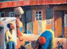  ?? PICTURE: SUPPLIED ?? Street Scene, by Gerard Sekoto, painted in 1945.