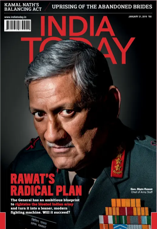  ??  ?? Gen. Bipin Rawat Chief of Army Staff