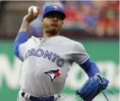  ?? TONY GUTIERREZ/THE ASSOCIATED PRESS ?? Jays starter Marcus Stroman says the rise in blister problems around MLB is no coincidenc­e. “I feel like it’s an epidemic.”