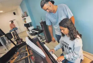  ?? FOTO JOSÉ PARDO ?? En la academia 2plicas los más pequeños se inician en la música desde los 3 años.