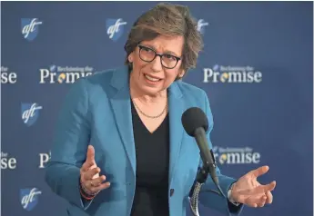  ?? MARK WILSON, GETTY IMAGES ?? Randi Weingarten, president of the American Federation of Teachers, is to address more than 1,400 teachers at her group’s summer conference Thursday.