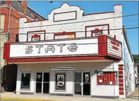  ?? DIGITAL FIRST MEDIA FILE PHOTO ?? The State Theatre of Boyertown officially reopened in October 2016 following major renovation­s; the showing of films resumed in May 2017 following a two year hiatus.