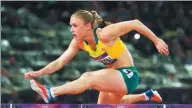  ??  ?? Australian Sally Pearson returns to the scene of her 2012 Olympic 100m hurdles victory when the World Athletic Championsh­ips open in London this week.