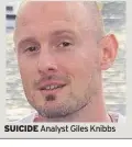  ??  ?? Analyst Giles Knibbs