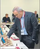  ?? FOTO: PEP MORATA ?? Kasparov mantiene su clase