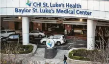  ?? Brett Coomer / Staff photograph­er ?? Oversight of Baylor St. Luke’s Medical Center is being returned to its accreditin­g body after federal investigat­ion.