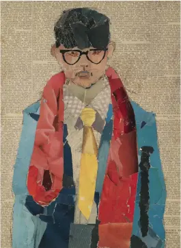  ?? (© David Hockney Photo : Richard Schmidt) ?? Self Portrait, 1954.