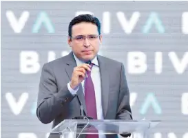  ?? OCTAVIO HOYOS ?? Bernardo González Rosas, presidente de la CNBV.
