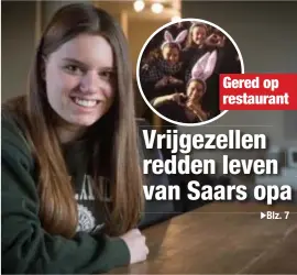  ??  ?? Gered op restaurant