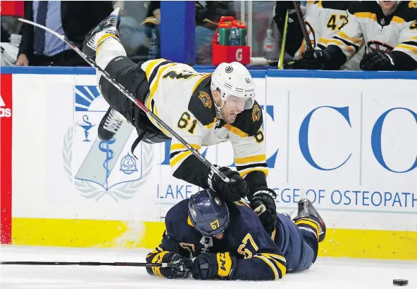  ?? — THE ASSOCIATED PRESS FILES ?? Forward Rick Nash is a Boston Bruin and the New York Rangers scored big in sending him to the Eastern Conference contender, landing two draft picks, including a first-rounder, and three players in a deal that was consummate­d on Sunday.