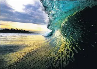  ?? Camsmithph­oto45 Getty Images / iStockphot­o ?? A WAVE breaks at Solana Beach, one of the San Diego area’s less crowded coastal communitie­s.