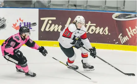  ?? — GETTY IMAGES ?? Halifax Mooseheads’ Nico Hischier will likely be off the board by the time the Canucks pick.