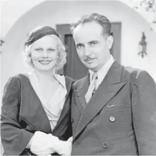  ?? ?? Paul Bern junto a Jean Harlow // ABC