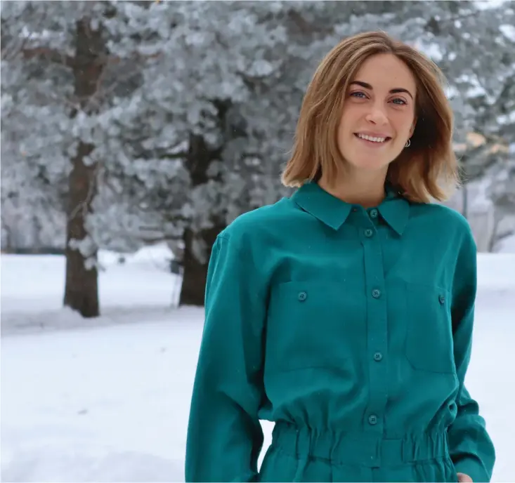  ??  ?? Amanda Aasa är född i Norrland, och många släktingar ska vara på plats i arenan på lördag. ”Alla syskon på pappas sida kommer. De tycker att det här är så stort”, säger hon.