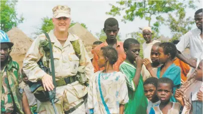  ?? ?? Larry Keim in Somalia.