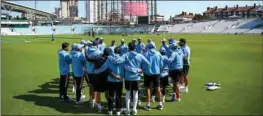  ?? AP/PTI ?? Players during a practive session ahead of the World Test Championsh­ip final to be held between India and Australia from June 7 at the Oval stadium in London