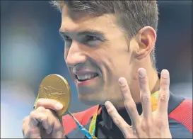  ?? FOTO: AP ?? Michael Phelps ha dado un nuevo paso para hacer definitiva su retirada