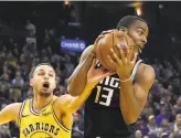  ?? Scott Strazzante / The Chronicle ?? Alec Burks, a shooting guard/small forward, could fill in for the injured Klay Thompson.