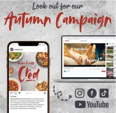  ?? ?? QMS’ Autumn campaign is set to reach 73% of 18-39 year olds in Scotland through Facebook, Instagram, Tik Tok & You Tube.