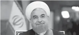  ??  ?? Le président iranien, Hassan Rohani