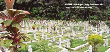  ??  ?? KUBUR adalah persinggah­an manusia untuk menuju alam akhirat.