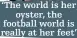  ?? ?? ‘The world is her
oyster, the football world is really at her feet’