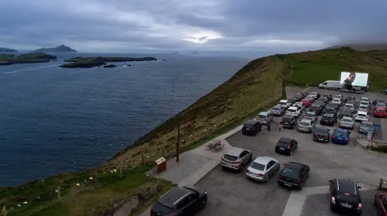  ??  ?? Retro Drive-In Movies has hosted shows at a range of different venues around the country, including Portmagee, Co Kerry