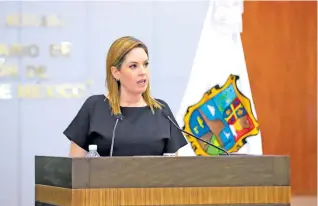  ?? CORTESÍA CONGRESO DE TAMAULIPAS ?? Alejandra Cárdenas, diputada local del PRI en Tamaulipas