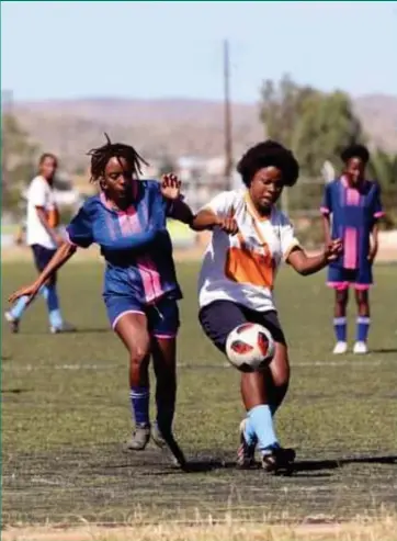  ?? Photo: WSL ?? Maximum points… Tura Magic Ladies continued with their good run in the WSL by overpoweri­ng Namib Daughters 6-0 on Saturday.