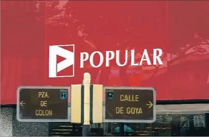  ?? DANI DUCH / ARCHIVO ?? El Santander compró Banco Popular en junio por un solo euro