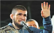  ?? Reuters ?? Khabib Nurmagomed­ov’s fate will be decided at a Nevada State Athletic Commission meeting on October 24.