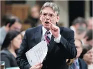  ?? ADRIAN WYLD / THE CANADIAN PRESS ?? NDP MP David Christophe­rson didn’t vote with the rest of his party on the Canada Summer Jobs program attestatio­n, saying that it “took away Canadians’ right to disagree with the laws they have to obey.”