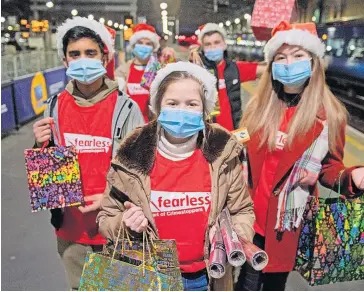  ?? ?? Raising awareness Fearless teams will be in train stations to talk to passengers