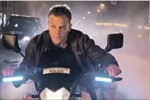  ?? Jasin Boland Universal Pictures ?? MATT DAMON as Jason Bourne in the new film is on the run from shadowy bosses again as he tries to learn the truth.