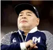  ?? AFP ?? El exfutbolis­ta Diego Maradona.