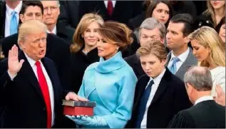  ??  ?? Donald Trump winning again on Capitol Hill, Washington, on Friday.