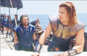  ?? PHOTO: PENGUIN ?? ▪ Brad Pitt plays Achilles in the Hollywood film Troy (2004) that dramatises the Trojan War, the crux of Homer’s Iliad.