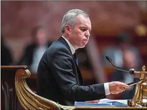  ??  ?? François de Rugy, le président de l’Assemblée nationale, le 19 juin.