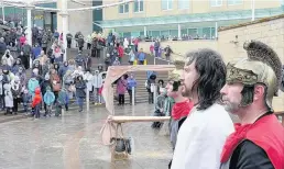  ??  ?? Passion play The event will be moving from Hamilton town centre to Strathclyd­e Park