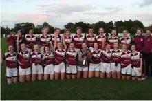  ??  ?? The Shamrock Gaels panel who beat Tourlestra­ne in the Minor Final in Tubbercurr­y last Thursday.