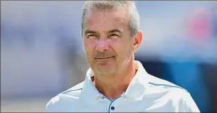  ?? Sam Greenwood / Getty Images ?? Videos of Jacksonvil­le head coach Urban Meyer at an Ohio bar over the weekend showed him with a young woman dancing close to his lap.