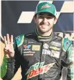  ?? Brian Lawdermilk / Getty Images ?? Chase Elliott got his third career win Sunday in Kansas.