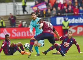  ?? (AP FOTO) ?? DROUGHT. Lionel Messi hopes to finally score against Chelsea after failing to do so in eight previous meetings.