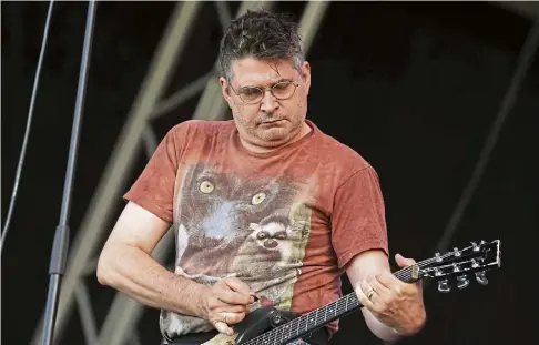  ?? ?? STAGE AND STUDIO: Steve Albini performed in his own bands as well as being a celebrated record producer.