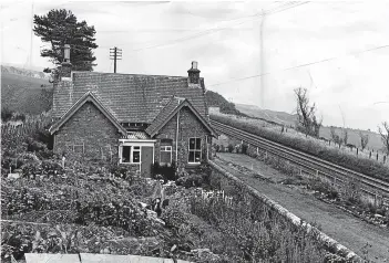  ??  ?? The right side of the tracks – a new lease of life for the railway station in 1975.