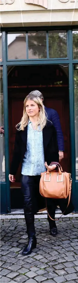  ?? FOTO: MONICA STRØMDAHL ?? Therese Johaug da hun møtte under ankesaken i CAS i Lausanne. Der gikk det dårlig. Hun er ikke med i OL.